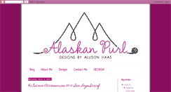 Desktop Screenshot of alaskanpurl.com